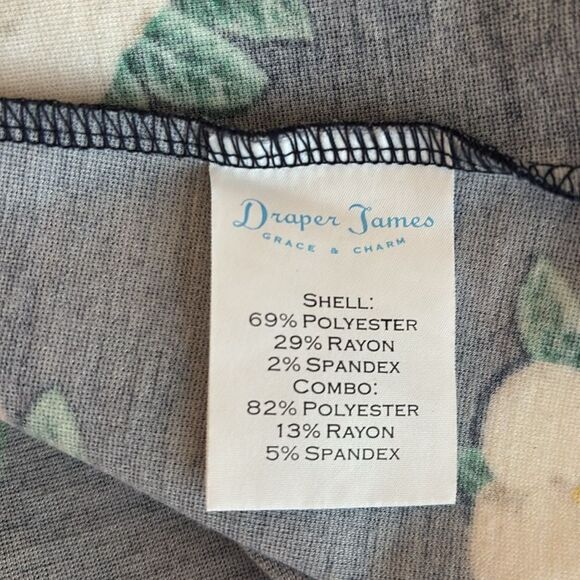 Draper James Magnolia Persley Ponte Dress Navy - Picture 7 of 10